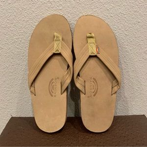 Rainbow Sandals Double Layer Premier Leather with Arch Support Size: XXL 12-13.5